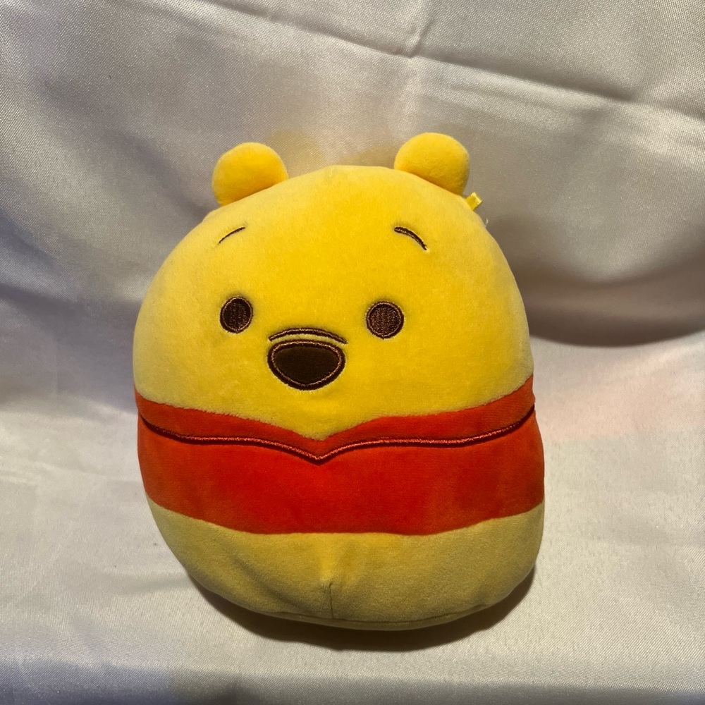 Squishmallows Disney WINNIE THE POOH Bear 7” Kellytoy Plush Stuffed Toy Pillow